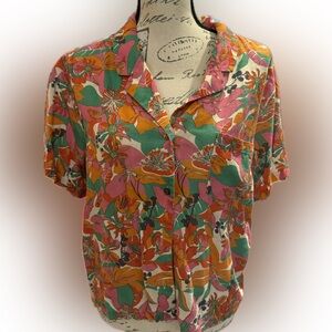 Marine Layer short sleeve blouse